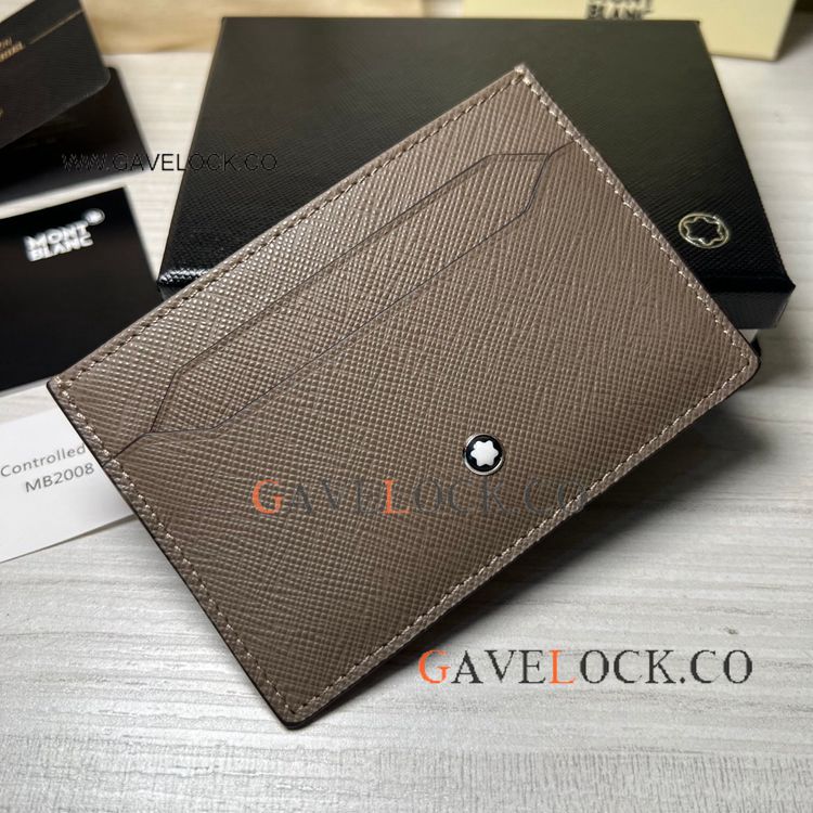 Replica Mont Blanc Men's Sartorial Credit Card Holder Kahki